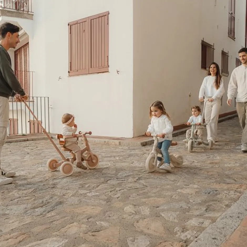 Little Dutch Driewielers|Buitenspeelgoed^4 in 1 Driewieler Pink