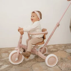 Little Dutch Driewielers|Buitenspeelgoed^4 in 1 Driewieler Pink