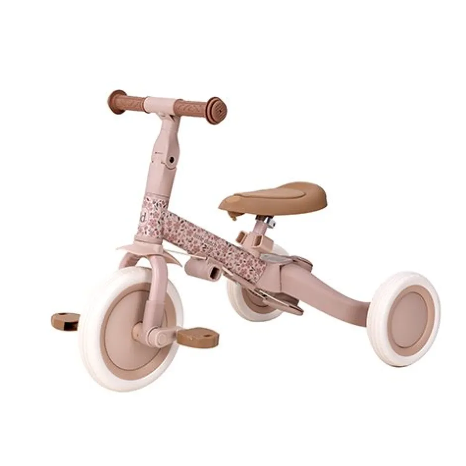 Little Dutch Driewielers|Buitenspeelgoed^4 in 1 Driewieler Pink