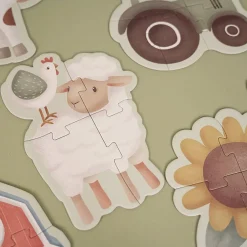 Little Dutch Speelgoed Vanaf 3 Jaar|Speelgoed Vanaf 2 Jaar^6 in 1 puzzel Little Farm
