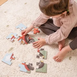 Little Dutch Speelgoed Vanaf 3 Jaar|Speelgoed Vanaf 2 Jaar^4 in 1 puzzel Little Farm