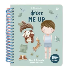 Little Dutch Speelgoed Vanaf 3 Jaar|Creatief Speelgoed^Aankleed- en stickerboek - Forest Friends