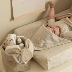 Little Dutch Verschoning|Aankleedkussenhoezen^Aankleedkussenhoes - Beige - Essentials