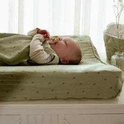 Little Dutch Verschoning|Aankleedkussenhoezen^Aankleedkussenhoes - Groen - Essentials