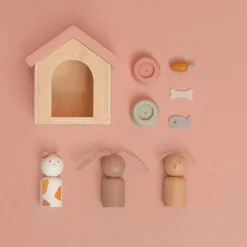 Little Dutch Rollenspel|Houten Poppenhuizen^Aanvulset poppenhuis huisdieren