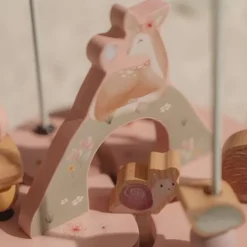 Little Dutch Educatief Speelgoed|Houten Speelgoed^Activiteiten spiraal - Roze - Fairy Garden