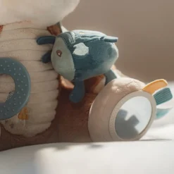 Little Dutch Educatief Speelgoed^Activiteitenknuffel Vos - Blauw - Forest Friends