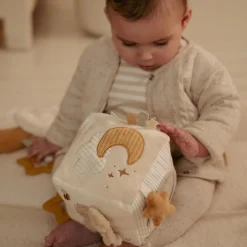 Little Dutch Educatief Speelgoed^Activiteitenkubus - Beige - Newborn Naturals