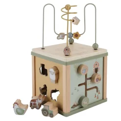 Little Dutch Educatief Speelgoed|Houten Speelgoed^Activiteitenkubus Little Farm