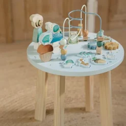 Little Dutch Speelgoed Vanaf 1 Jaar|Educatief Speelgoed^Activiteitentafel - Blauw - Forest Friends