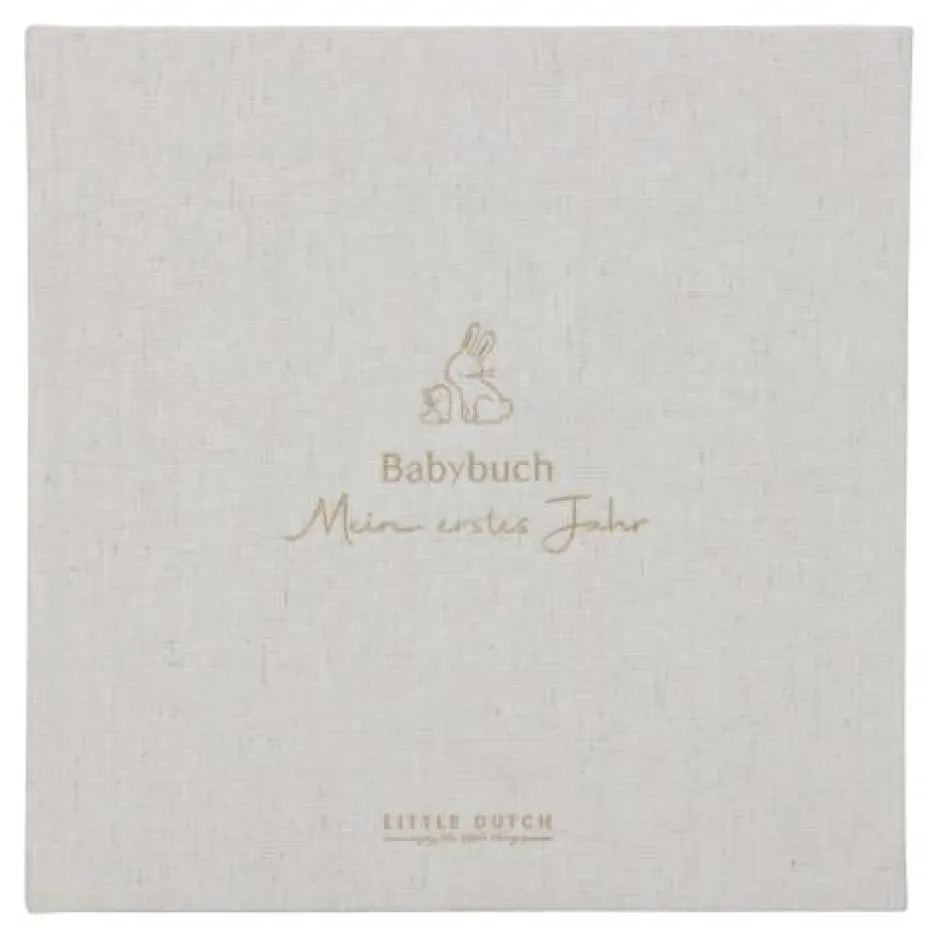 Little Dutch Boeken^Babyboek - Beige - Baby Bunny - DE