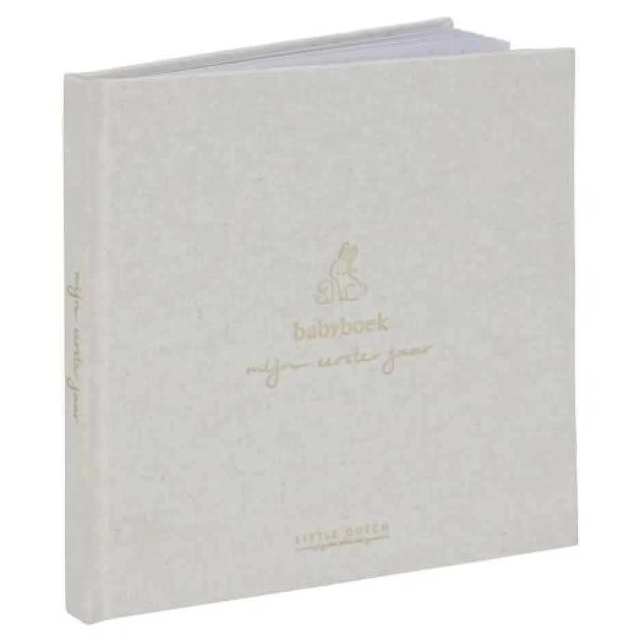 Little Dutch Boeken^Babyboek - Beige - Baby Bunny - NL