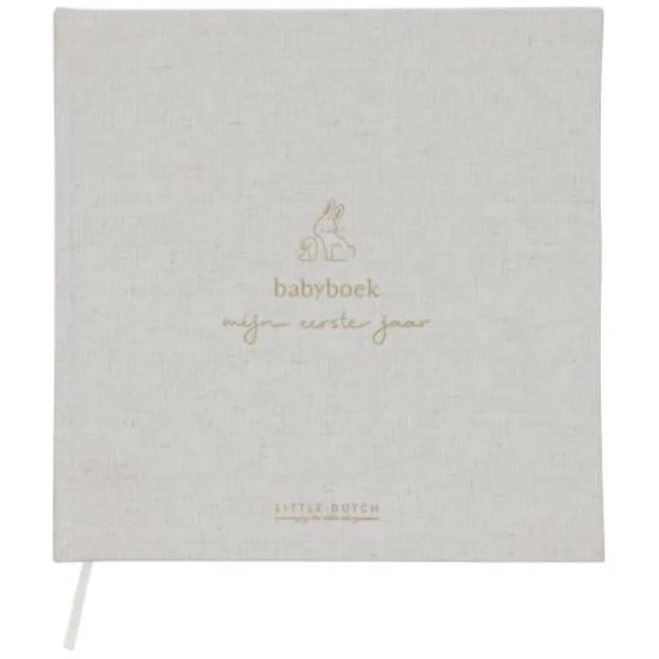Little Dutch Boeken^Babyboek - Beige - Baby Bunny - NL