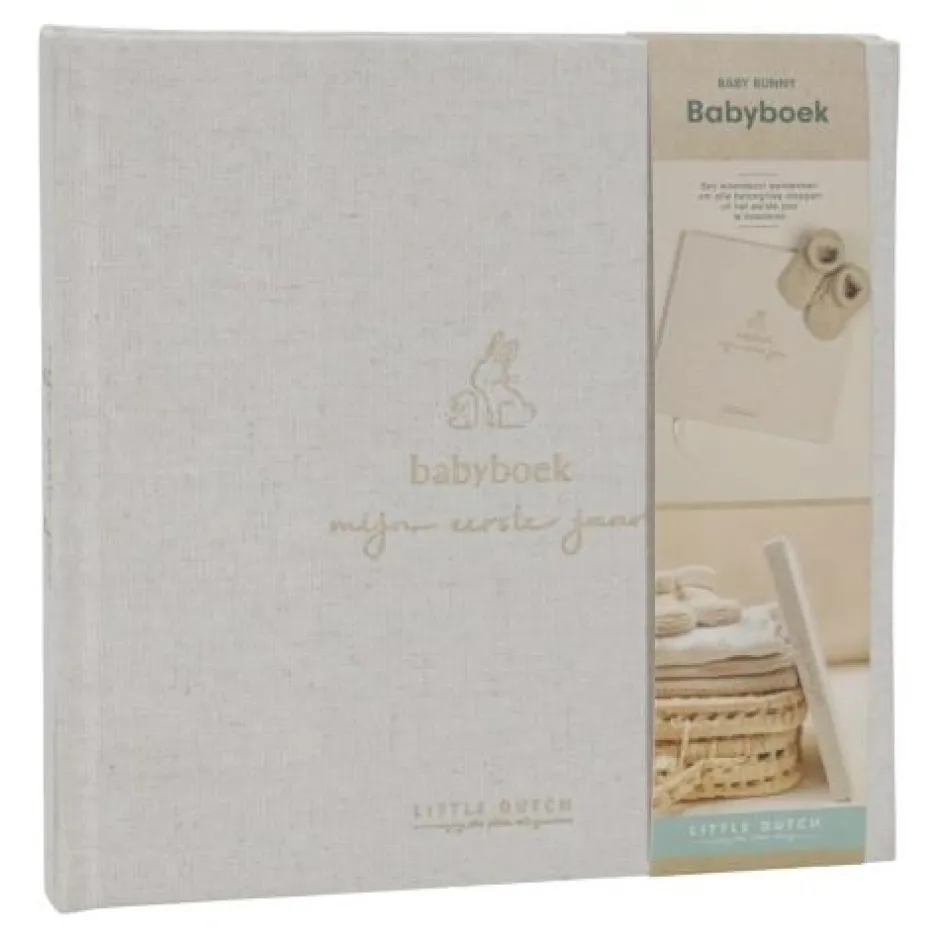 Little Dutch Boeken^Babyboek - Beige - Baby Bunny - NL