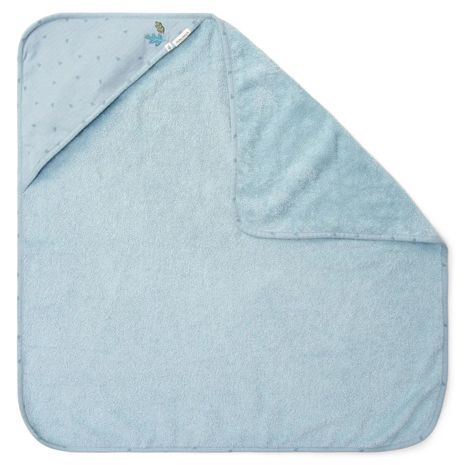 Little Dutch Omslagdoek|Badcape Baby^Badcape - Blauw - 75 x 75 - Essentials