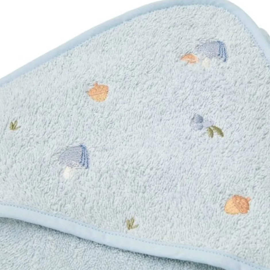 Little Dutch Badcape Baby|Omslagdoek^Badcape - Blauw - Forest Friends