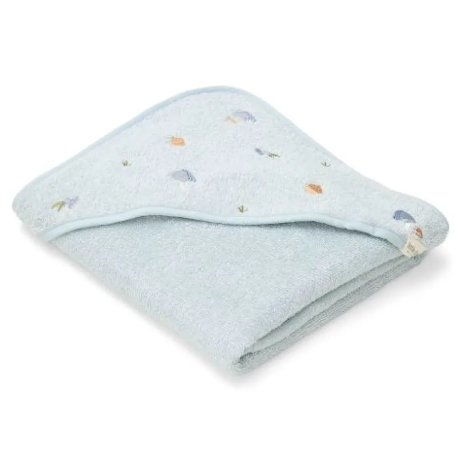 Little Dutch Badcape Baby|Omslagdoek^Badcape - Blauw - Forest Friends