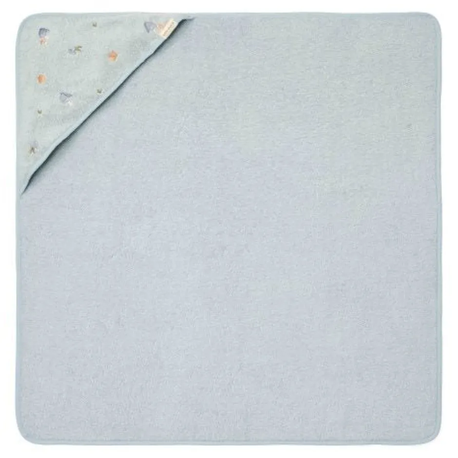 Little Dutch Badcape Baby|Omslagdoek^Badcape - Blauw - Forest Friends