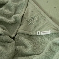 Little Dutch Badcape Baby|Omslagdoek^Badcape - Groen - 75 x 75 - Essentials