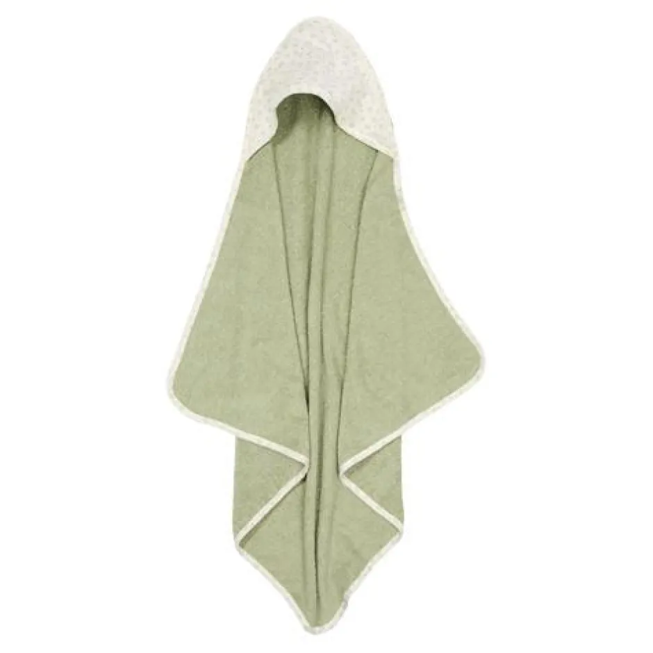 Little Dutch Badcape Baby|Omslagdoek^Badcape - Groen - Essentials - Blueberry Leaves