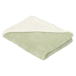 Little Dutch Badcape Baby|Omslagdoek^Badcape - Groen - Essentials - Blueberry Leaves