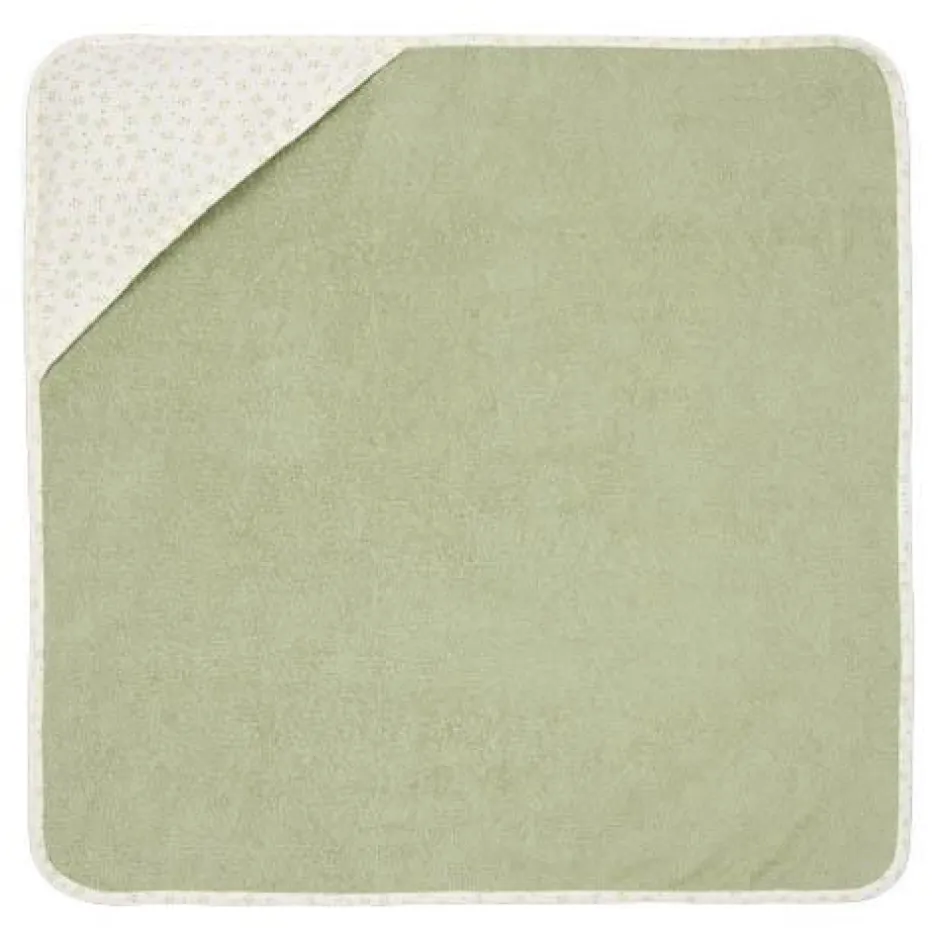 Little Dutch Badcape Baby|Omslagdoek^Badcape - Groen - Essentials - Blueberry Leaves