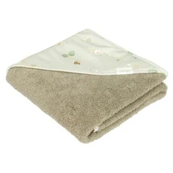 Little Dutch Badcape Baby|Omslagdoek^Badcape - Groen - Little Farm