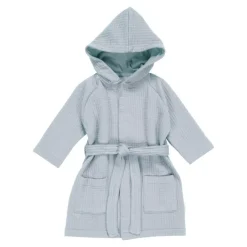 Little Dutch Badjasjes & Poncho's|Badjas Kind^Badjas Pure Soft Blue - 98/104