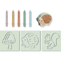 Little Dutch Creatief Speelgoed^Badkrijtjes - Meerkleurig - Forest Friends