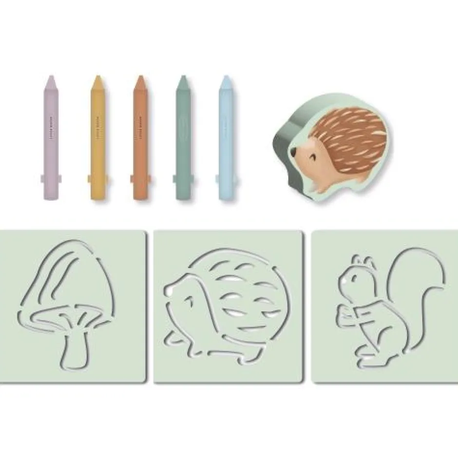 Little Dutch Creatief Speelgoed^Badkrijtjes - Meerkleurig - Forest Friends