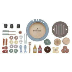 Little Dutch Speelgoed Vanaf 3 Jaar|Houten Speelgoed^Barbecue speelgoedset - Meerkleurig - Essentials