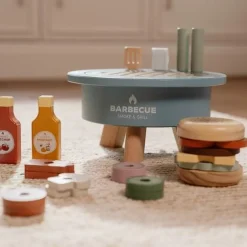 Little Dutch Speelgoed Vanaf 3 Jaar|Houten Speelgoed^Barbecue speelgoedset - Meerkleurig - Essentials