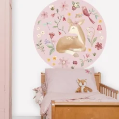 Little Dutch Decoratie|Behang^Behangcirkel - Meerkleurig - Fairy Garden - Fairy Wonders