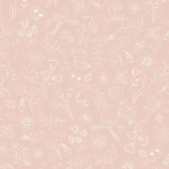 Little Dutch Decoratie|Behang^Behangstaal vliesbehang – Roze – Fairy Friends – Fairy Wonder