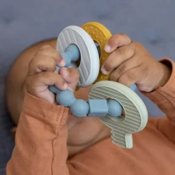 Little Dutch Bijtring^Bijtspeeltje sleutelbos blauw