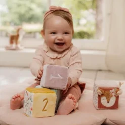 Little Dutch Educatief Speelgoed^Blokkenset - Roze - Fairy Garden