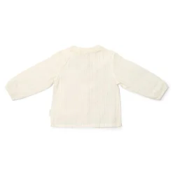 Little Dutch Meisjes Kleding|Kinderkleding^Blouse lange mouw - Met knoopjes - Wit - Fairy Garden