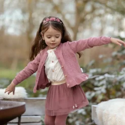 Little Dutch Meisjes Kleding|Kinderkleding^Blouse lange mouw - Met knoopjes - Wit - Fairy Garden