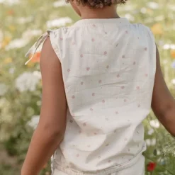 Little Dutch Meisjes Kleding|Kinderkleding^Blouse mouwloos - Zand - Fairy Garden