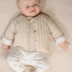 Little Dutch Babykleding^Broek - Wit - Newborn Naturals - Baby Bunny