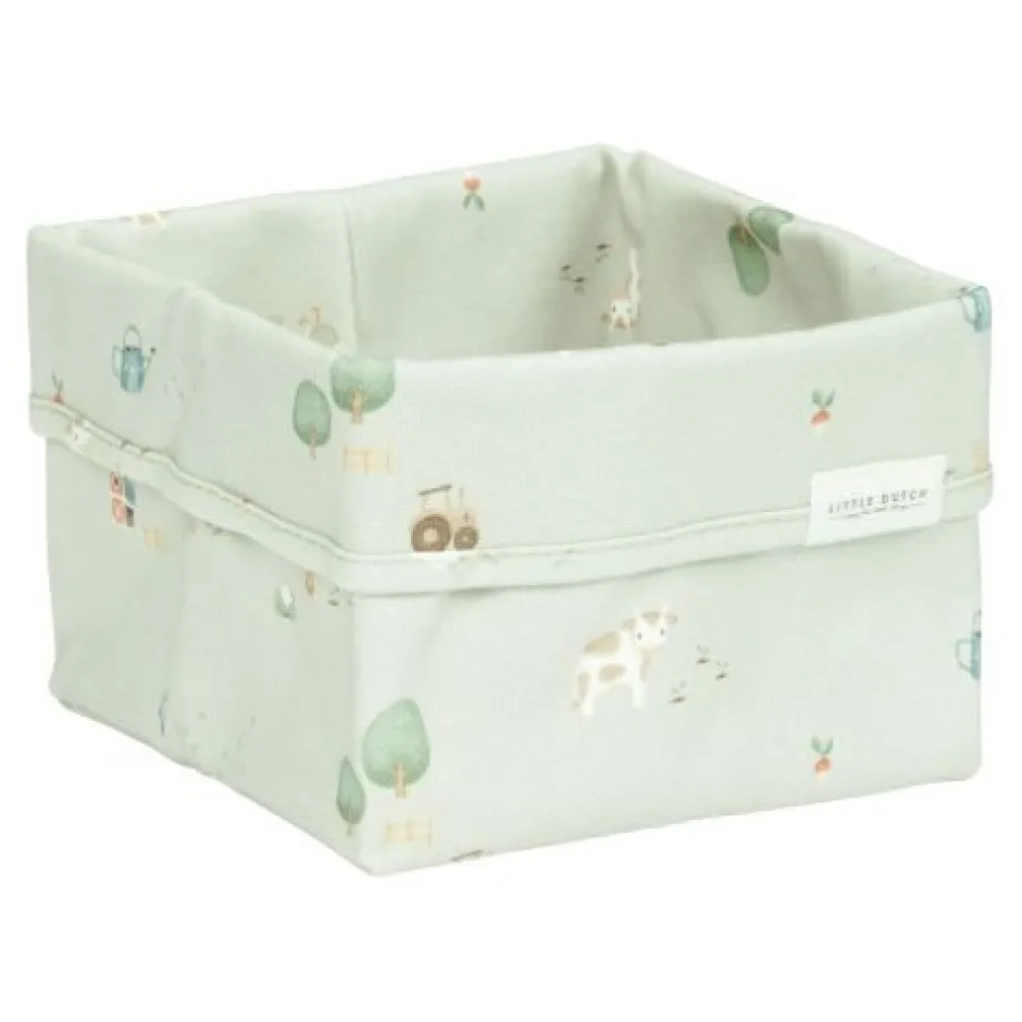 Little Dutch Commodemandjes|Decoratie^Commodemandje klein - Groen - Little Farm