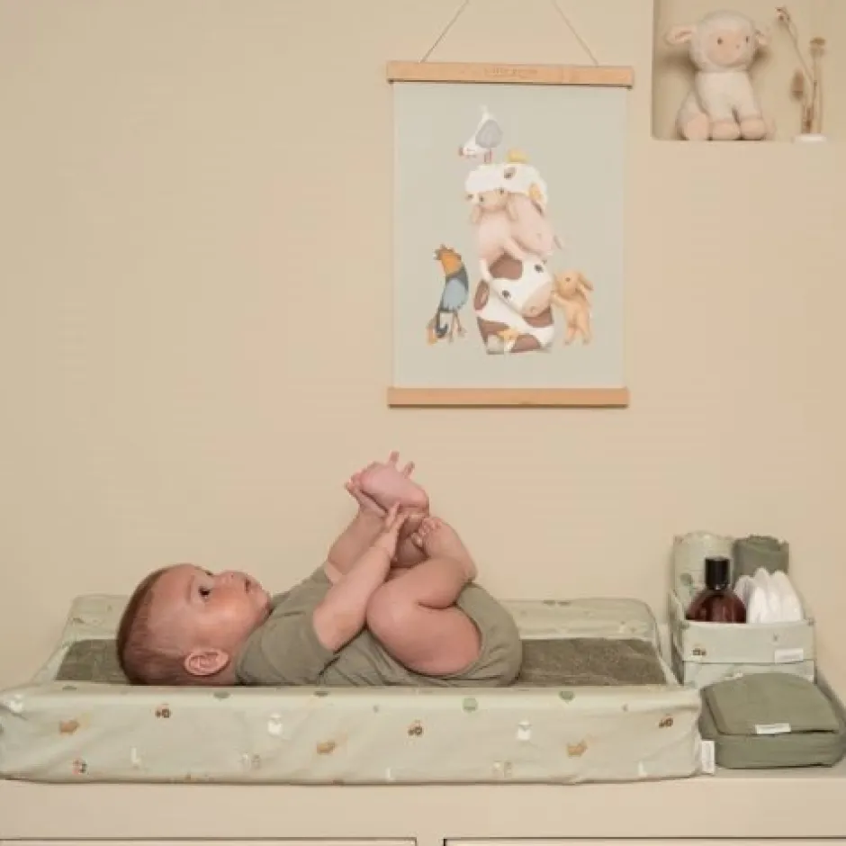 Little Dutch Commodemandjes|Decoratie^Commodemandje klein - Groen - Little Farm