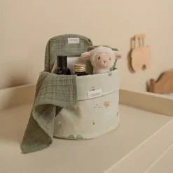 Little Dutch Commodemandjes|Decoratie^Commodemandje rond - Groen - Little Farm