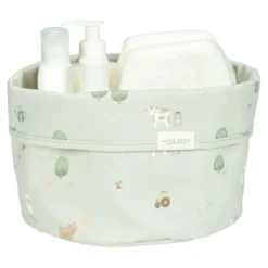 Little Dutch Commodemandjes|Decoratie^Commodemandje rond - Groen - Little Farm