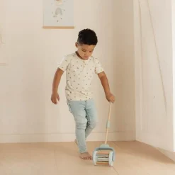 Little Dutch Educatief Speelgoed|Houten Speelgoed^Duwstok - Blauw - Forest Friends