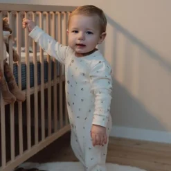 Little Dutch Pyjama's|Pyjama's^Eendelige pyjama - Wit - Forest Friends - Forest Treasures