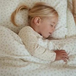 Little Dutch Dekbedovertrekken^Eenpersoons dekbedovertrek - Groen - Essentials - Blueberry Leaves