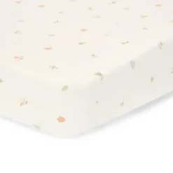 Little Dutch Hoeslakens^Eenpersoons hoeslaken - Wit - Maat Eenpersoons - Forest Friends - Forest Treasures