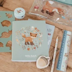 Little Dutch Creatief Speelgoed^Etui met inhoud - Blauw - Forest Friends