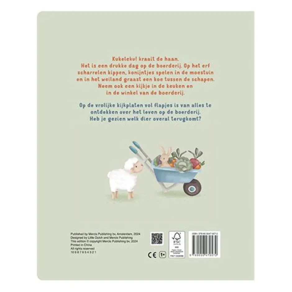 Little Dutch Boeken^Flapjesboek Boerderij - Meerkleurig - NL